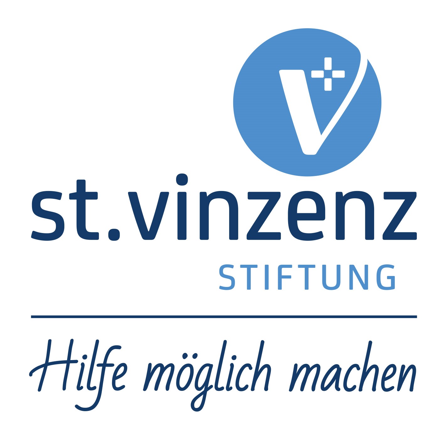 Logo St Vinzenz mit claim